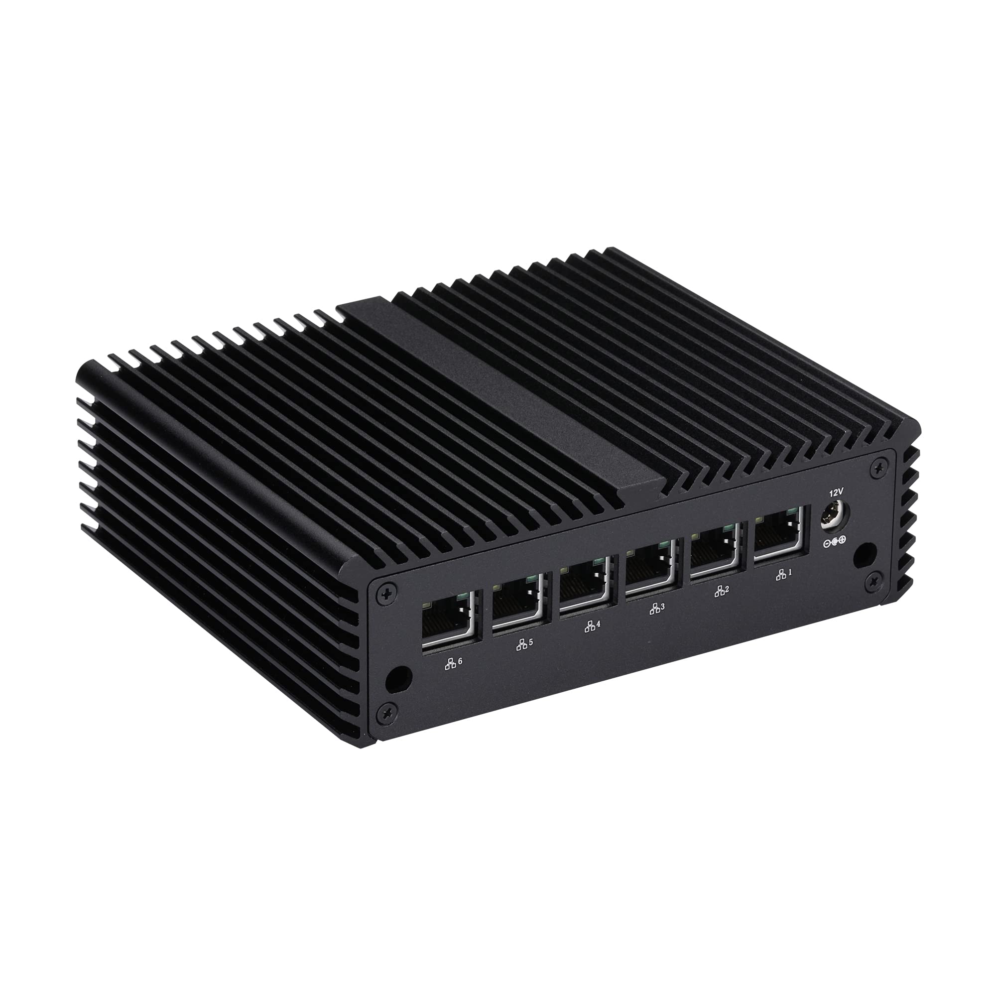 Dual Core Firewall Mini PC - 4305U 2.2GHz, 6 Gigabit LAN, Fanless for Home/Office Network Security