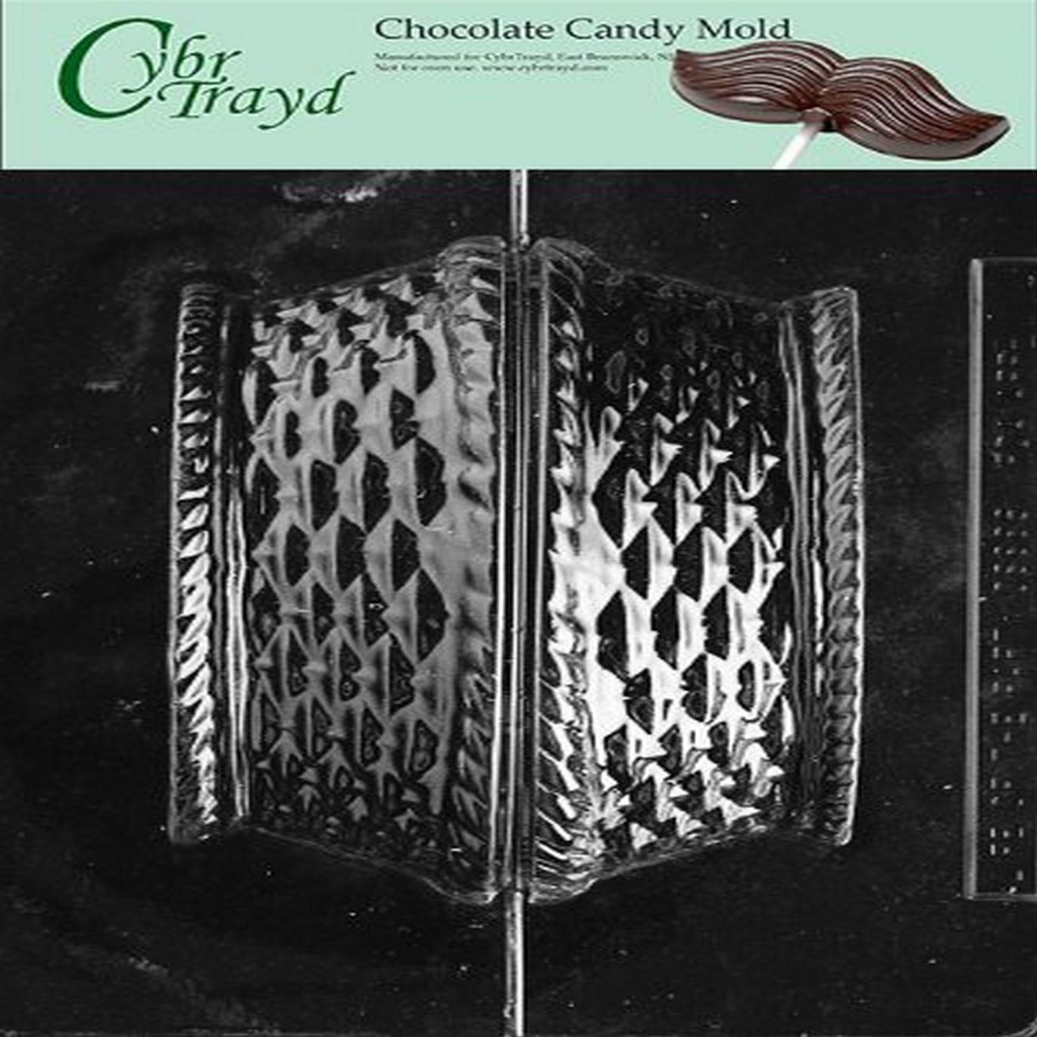 Cybrtrayd Large Easter Basket Chocolate Candy Mold - Perfect for Easter Treats, DIY Candy Making, and Holiday Baking Decorations