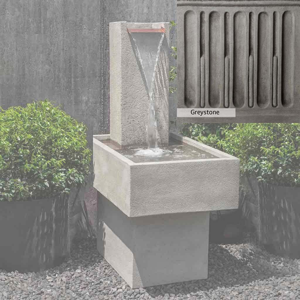 Campania International Falling Water Fountain III - Outdoor Garden Waterfall Feature for Patio, Yard, and Landscape Decor