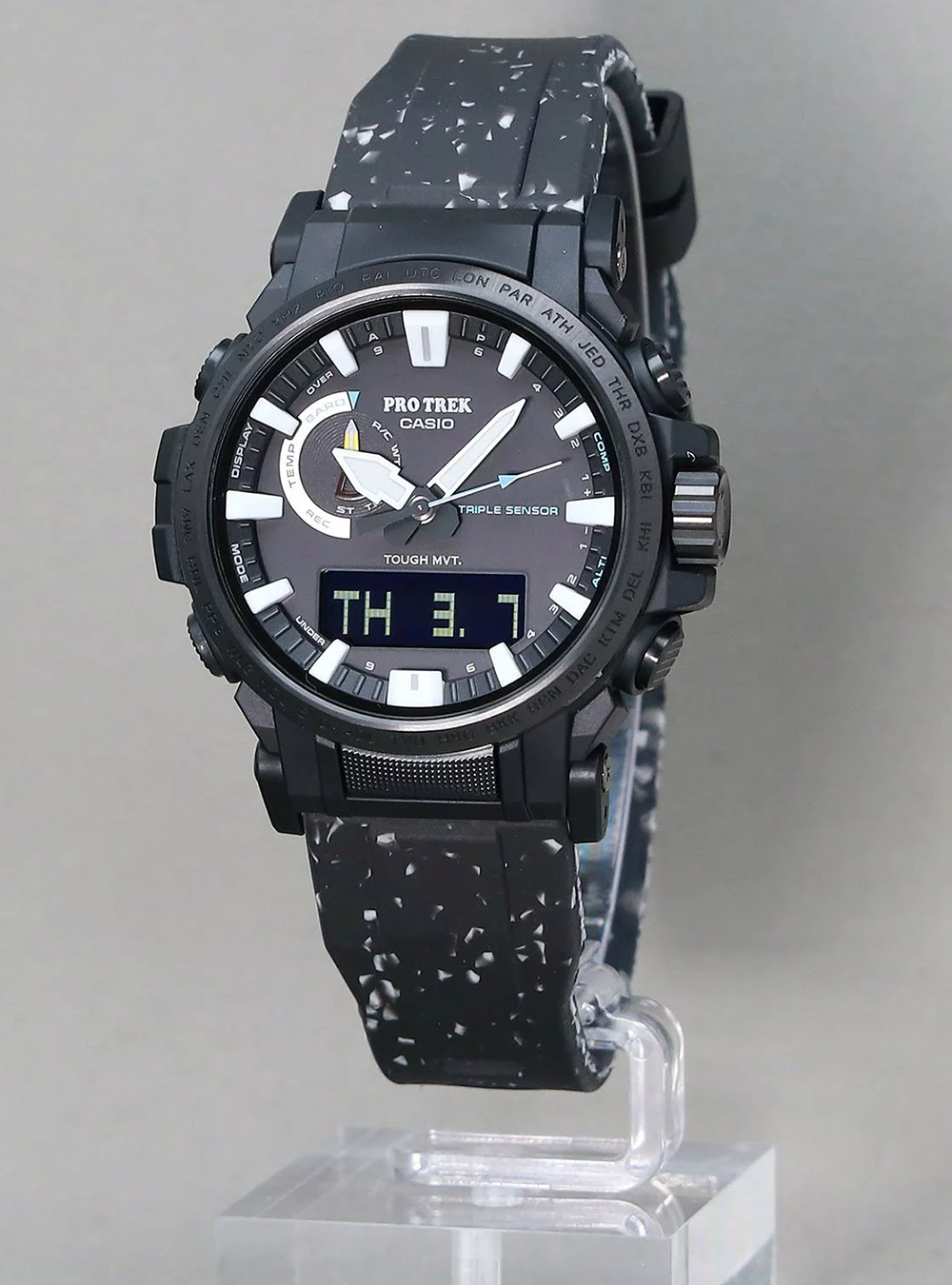 CASIO PRO TREK PRW-61NJ-1JR Solar-Powered Digital Watch with Altimeter, Barometer, Compass - Made in Japan - Perfect for Hiking, Camping & Outdoor Adventures