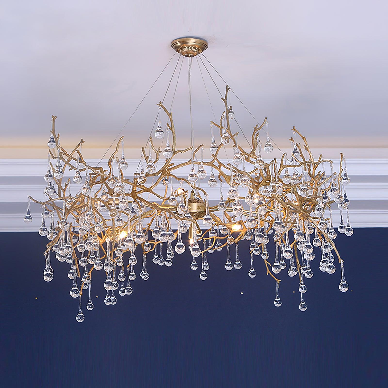 Elegant Bijou Chandelier - Crystal Ceiling Light Fixture for Dining Room, Bedroom & Living Room Decor | Perfect for Home, Wedding & Party Lighting