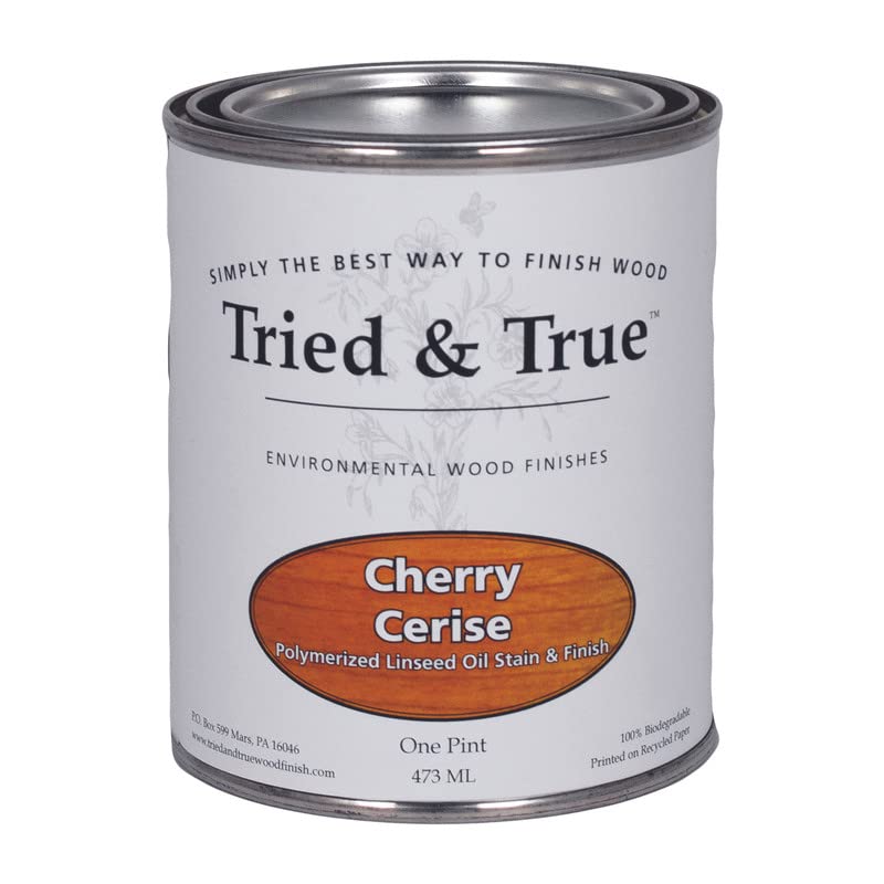 Cherry Wood Stain & Finish - Linseed Oil for Furniture & Kitchen Projects