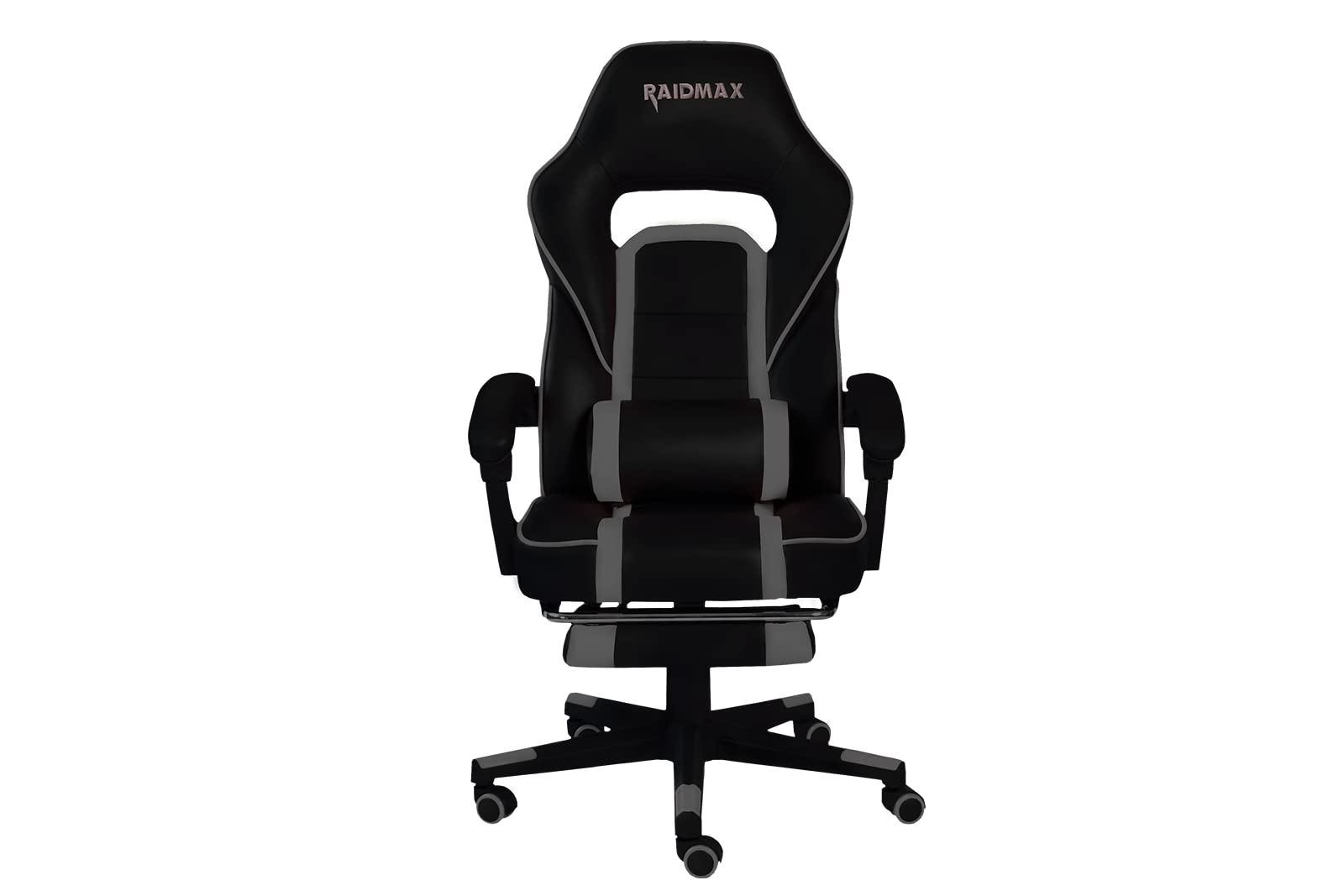 Raidmax Advanced DK701 Series XL Gaming Chair - Ergonomic PU Leather Computer Chair with Padded Armrests, Foldable Footrest & Heavy Duty 350mm Base - Perfect for PC Gaming, Office Work & Home Theater Setup