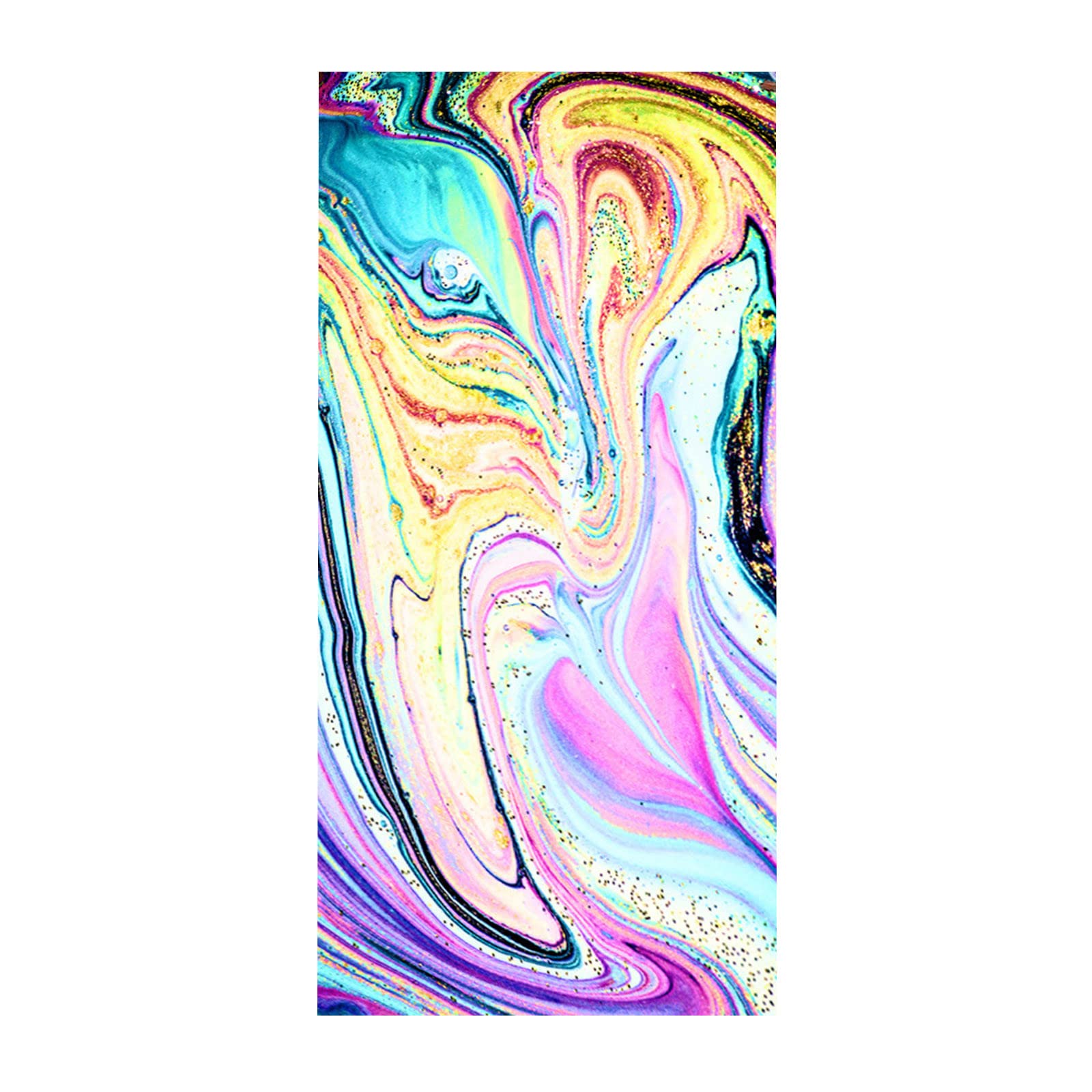 QQtangYA Summer Microfiber Beach Towel - Ultra Soft Double Sided Velvet, Quick Dry Bath Towel, 24x44 Inch Large Square Towel for Pool, Gym & Travel - Lightweight & Absorbent (Fuchsia, One Size) | Perfect for Beach Vacations, Spa Days & Yoga Sessions