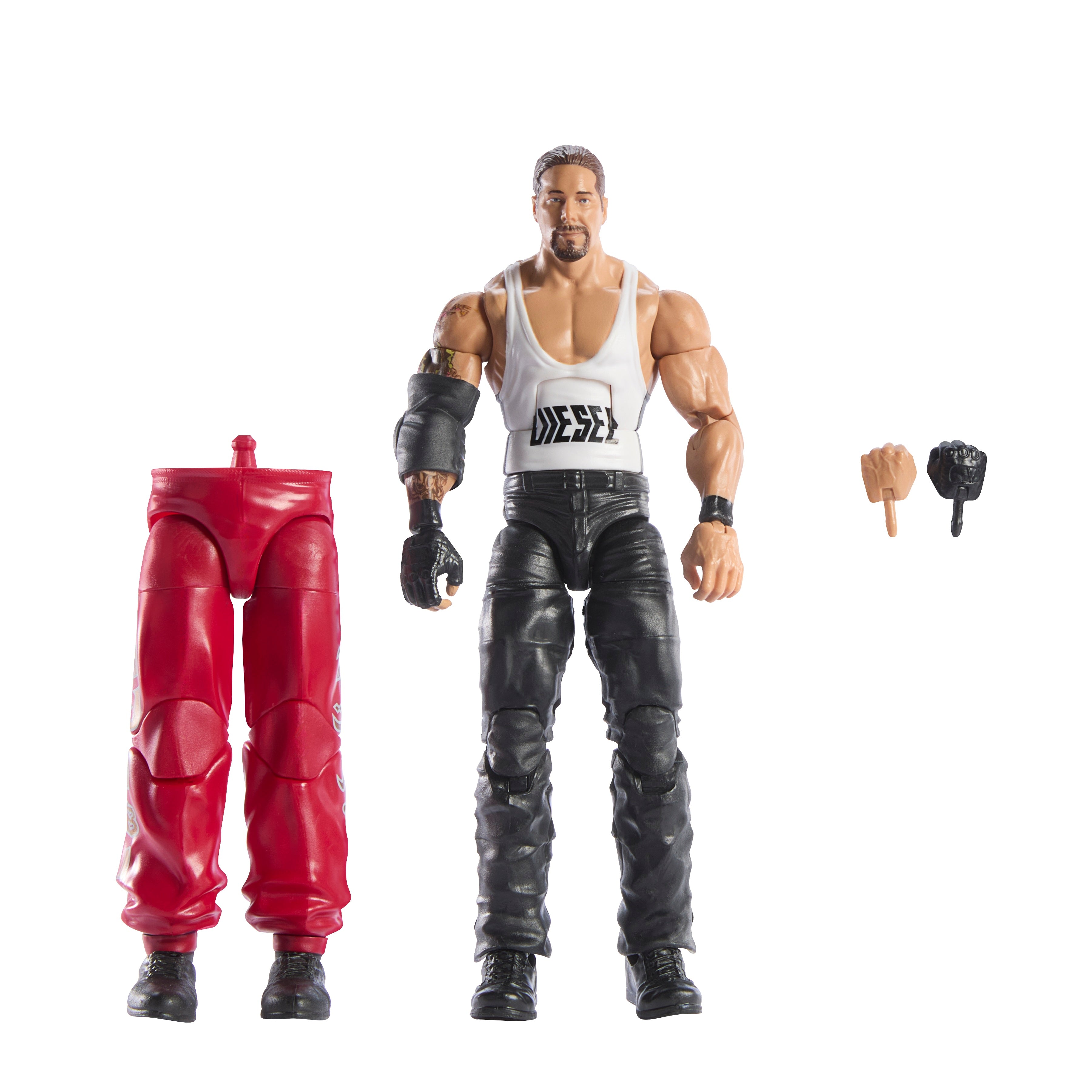 WWE Royal Rumble Elite Collection Diesel Action Figure with Great Khali BAF - Collectible Wrestling Toys for Fans, Gifts & Display