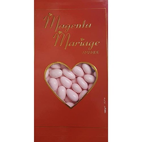 Premium Rose Almond Dragée 1KG - Delicious French Almond Confectionery for Weddings, Parties & Gifts