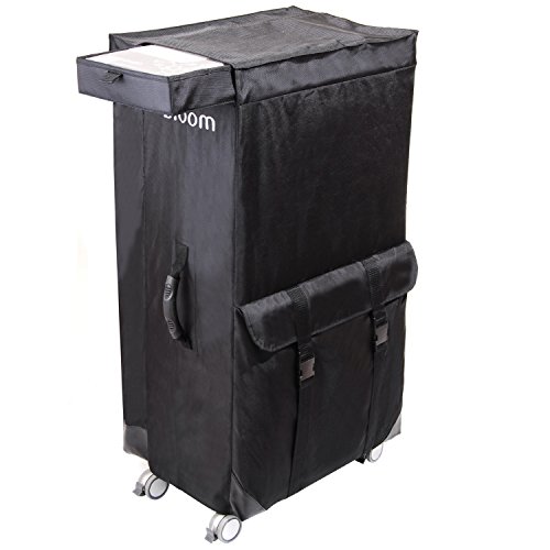 Bloom Alma Papa Crib Storage Bag - Large Baby Organizer for Diapers, Blankets & Toys - Perfect for Nursery, Daycare & Travel - Black
