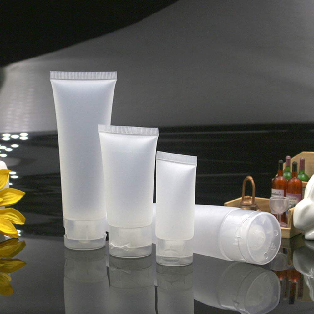 Yarnow 5-Piece Travel Bottle Set for Shampoo, Conditioner & Lotion | Leak-Proof TSA Approved Toiletry Containers | Perfect for Air Travel, Gym & Vacation Essentials
