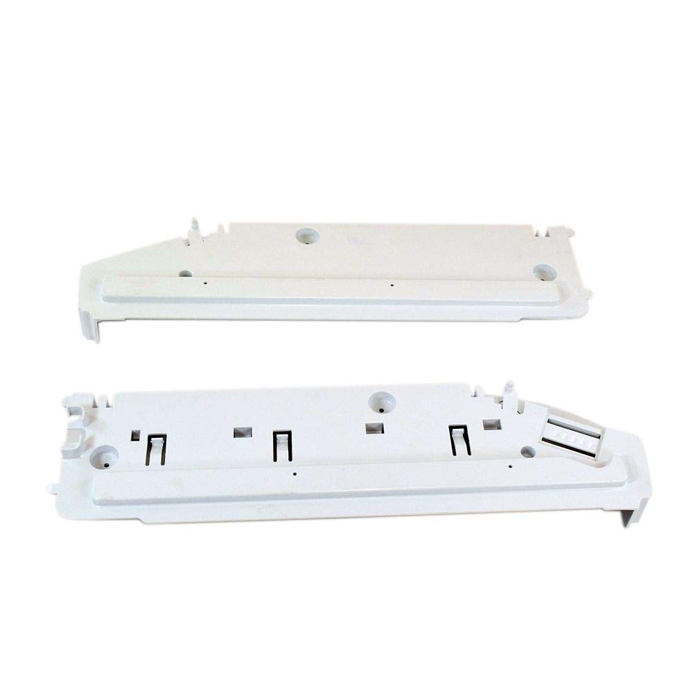 Whirlpool W10874836 Genuine OEM Refrigerator Pantry Drawer End Cap Set - Replacement Part for Kitchen Appliance Repair & Maintenance