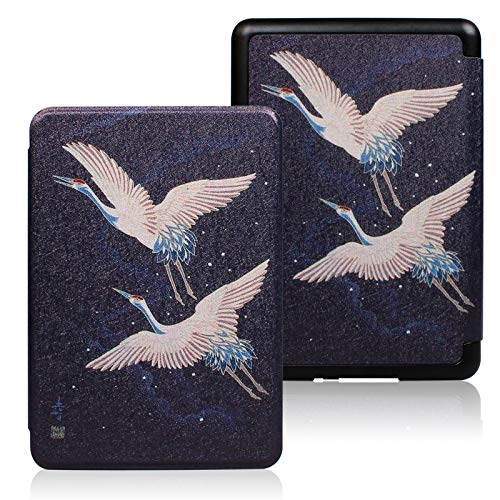 Premium PU Leather Case for Kindle Paperwhite 10th Generation (2018 Release) - Auto Wake/Sleep Cover with Hand Strap, Model PQ94WIF - Perfect for Reading, Travel & Daily Commute