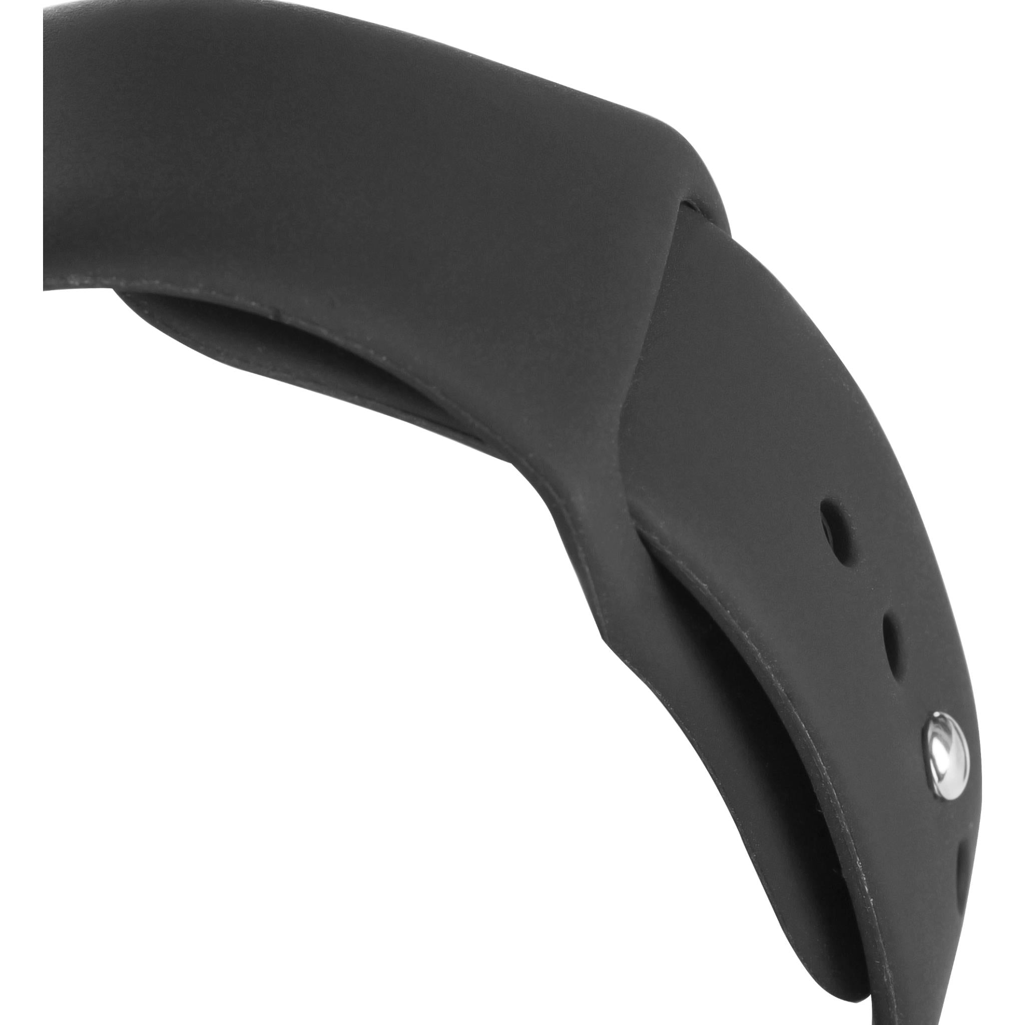 3sixT Durable Silicone Band for Apple Watch Series 7/6/5/4/SE [42mm/44mm] - Soft Comfortable Sport Strap (Black) - Perfect for Running, Workouts & Everyday Wear