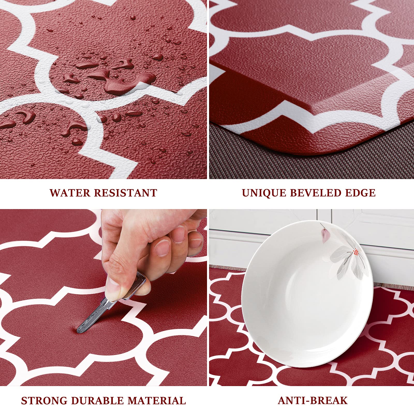 WISELIFE Anti-Fatigue Kitchen Mat - 17.3