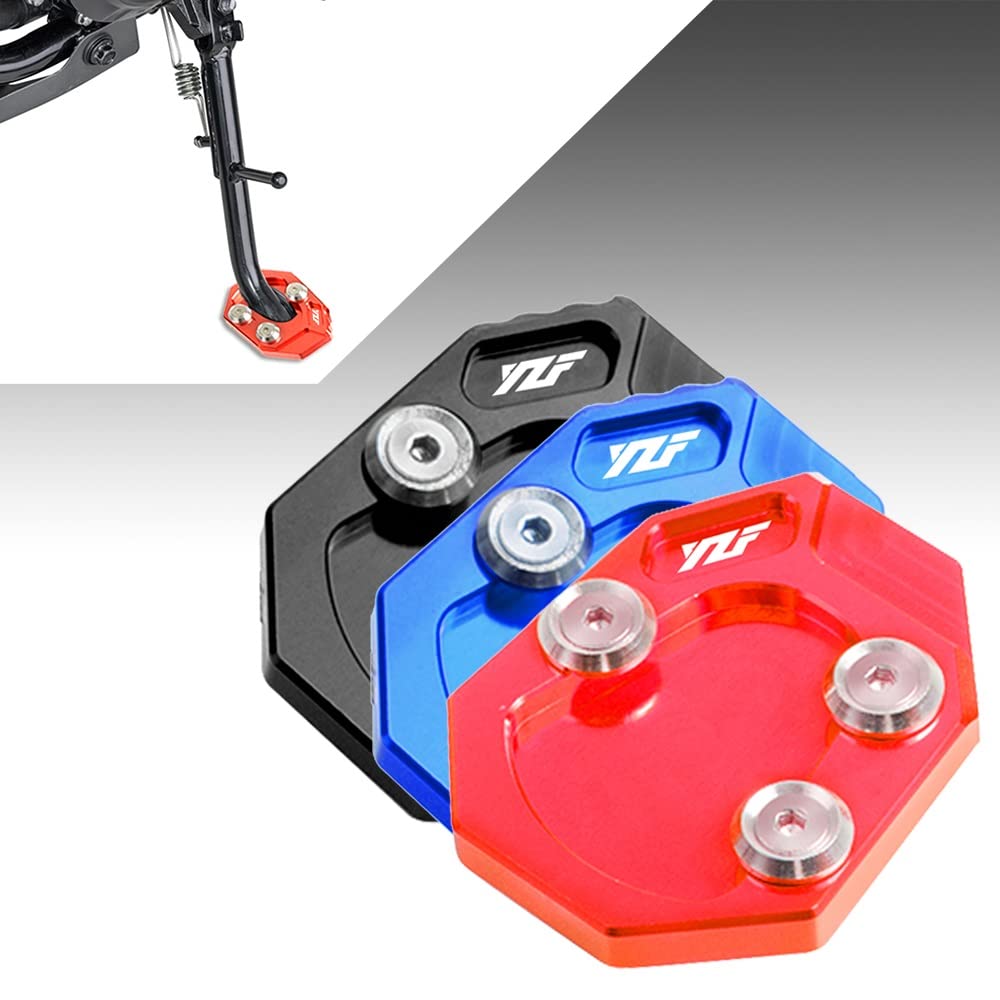 Yamaha YZF1000 Motorcycle Side Stand Kickstand Extension Pad (2009-2015) - Black | Enhanced Stability & Parking Safety for Yamaha Sport Bikes | Perfect for Garage Storage, Road Trips & Secure Parking