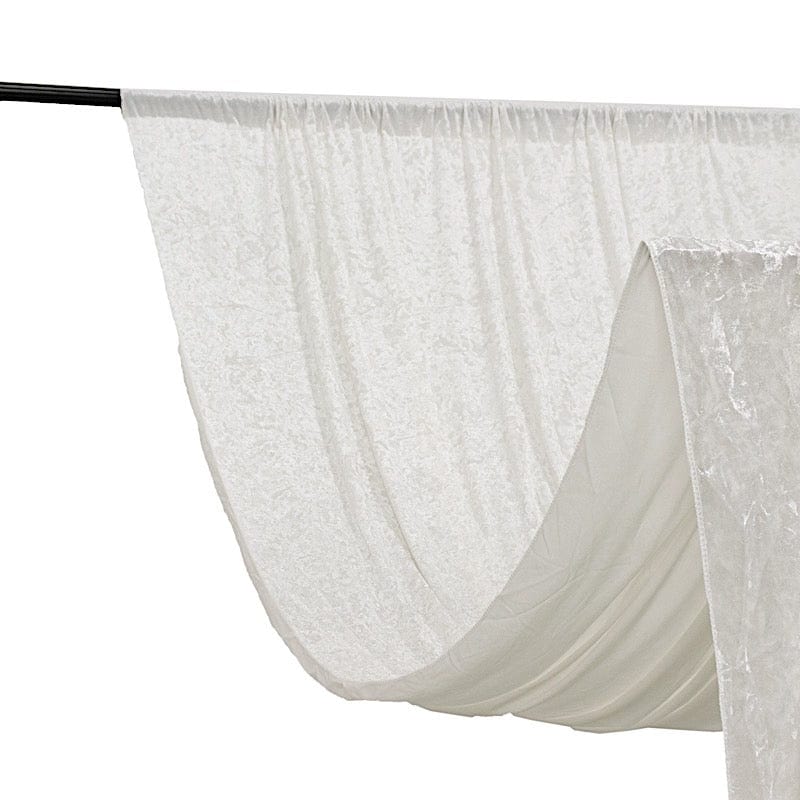 5 ft x 12 ft Premium Smooth Velvet Backdrop Curtain - Elegant Photography Background for Studio, Events & Home Decor | Durable & Wrinkle-Resistant Fabric
