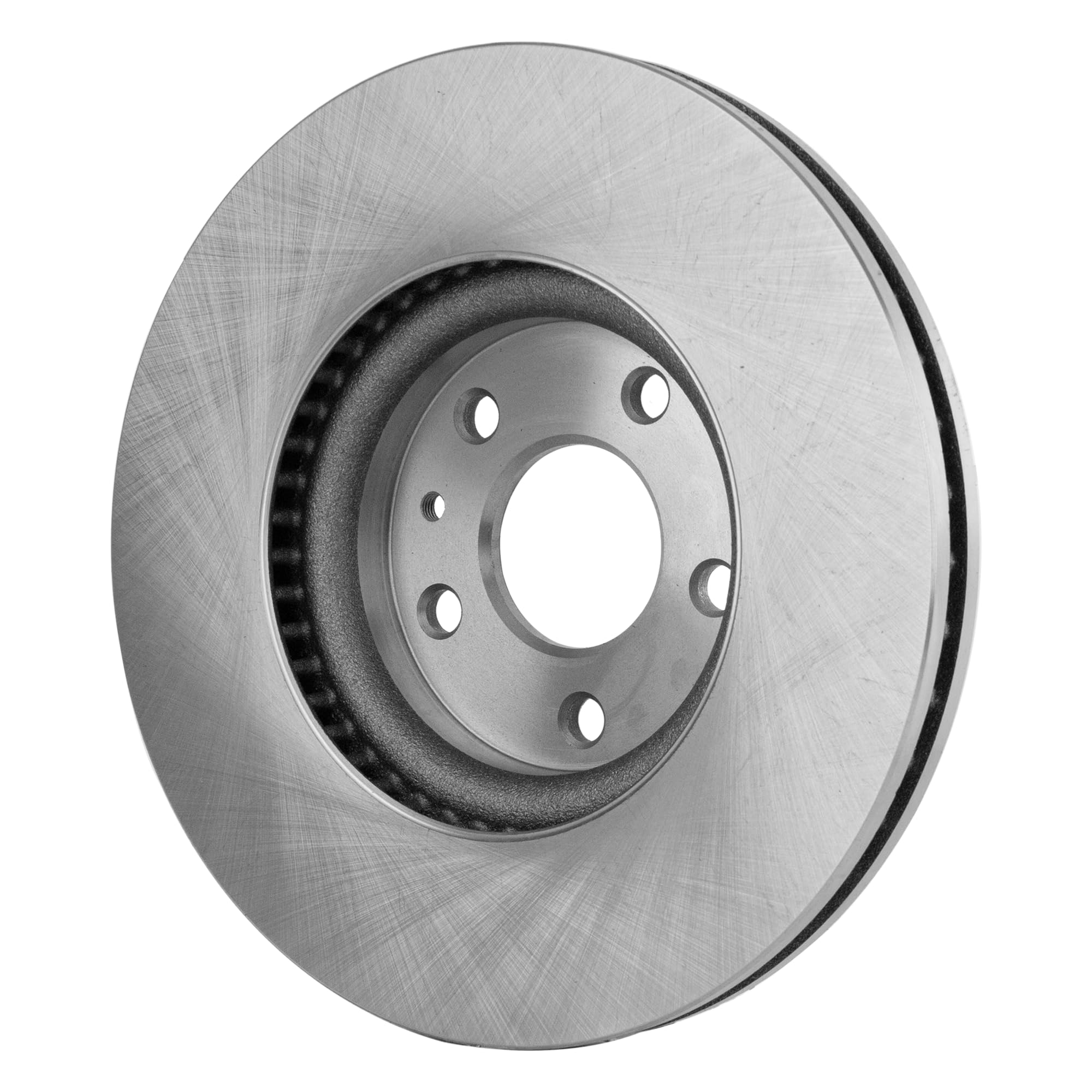 High-Performance Front Brake Disc and Pad Kit for 2013-2020 Ford Fusion & 2013-2016 Lincoln MKZ - Natural Cast Iron - Perfect for City Driving and Highway Commuting