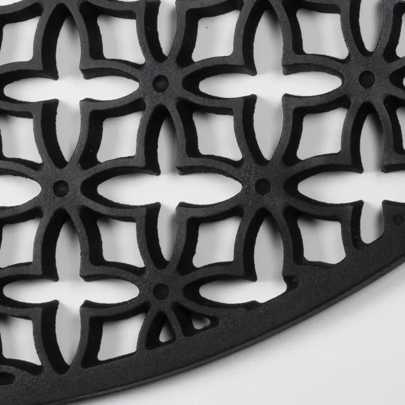 Fotskrapa Iron Half Moon Door Mat - Heavy Duty Scraper for Mud, Snow & Dirt - Perfect for Entryway, Porch & Garage Use