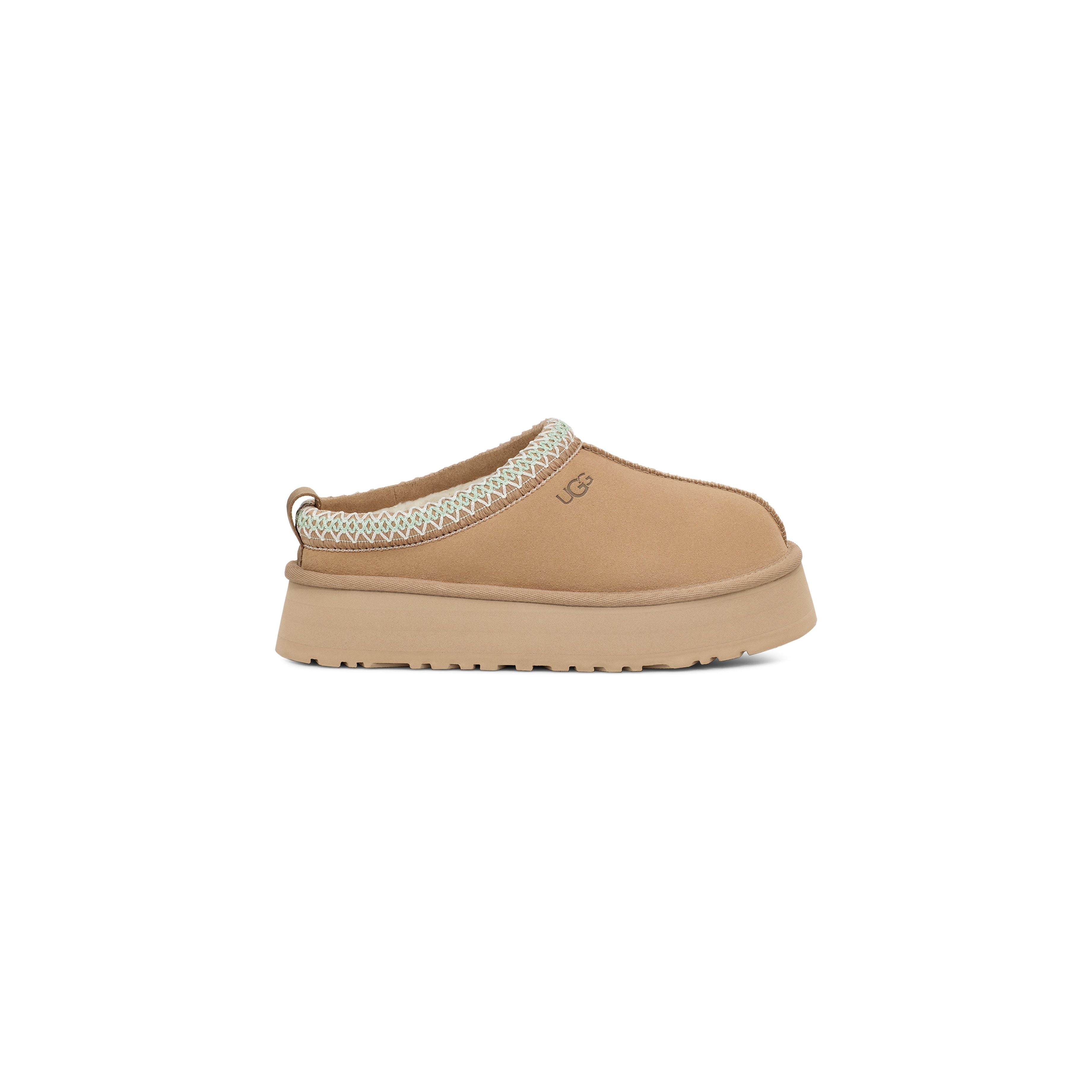 UGG Women's Tazz Slipper - Cozy Faux Fur Lined House Shoes in Sand Color | Perfect for Indoor Comfort, Lounging & Winter Warmth