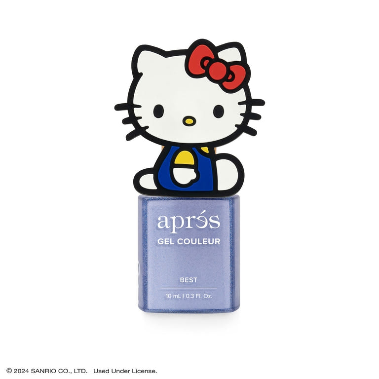 Apres x Hello Kitty Flash Glitter Gel - Long-Lasting Nail Art Glue for Gel Extensions & Manicures - Perfect for Parties, Holidays & Special Occasions