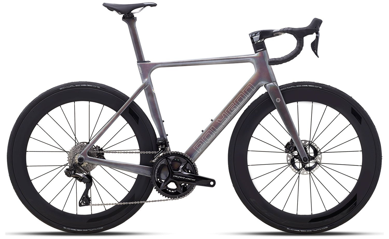 Polygon Helios A9X Dura Ace Di2 Carbon Road Bike - Lightweight & Fast Performance Bicycle for Racing & Endurance Cycling | Perfect for Road Racing, Triathlons & Long-Distance Rides