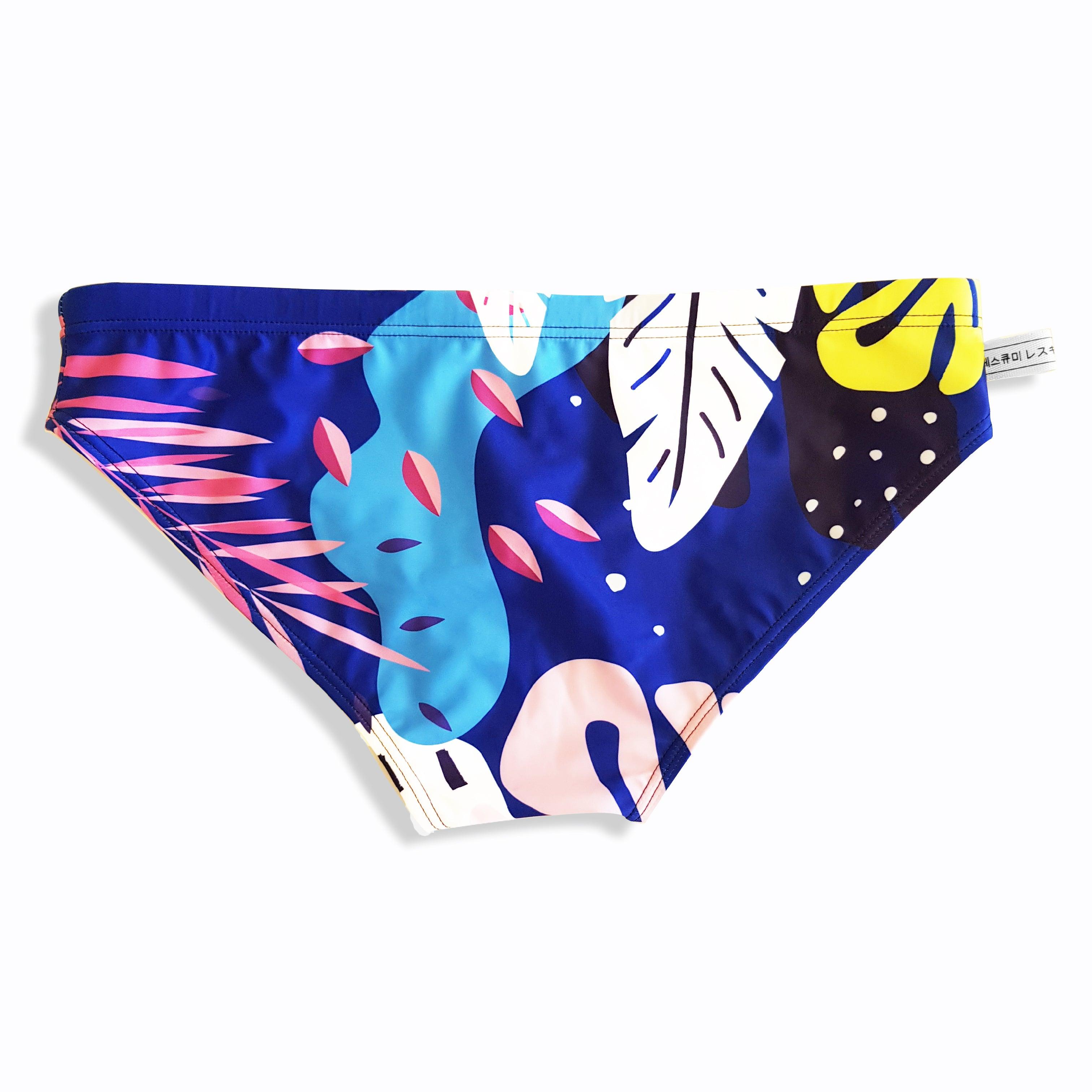Blue Jungle Print T-Shirt for Men & Women - Stylish Casual Wear for Outdoor Adventures & Travel