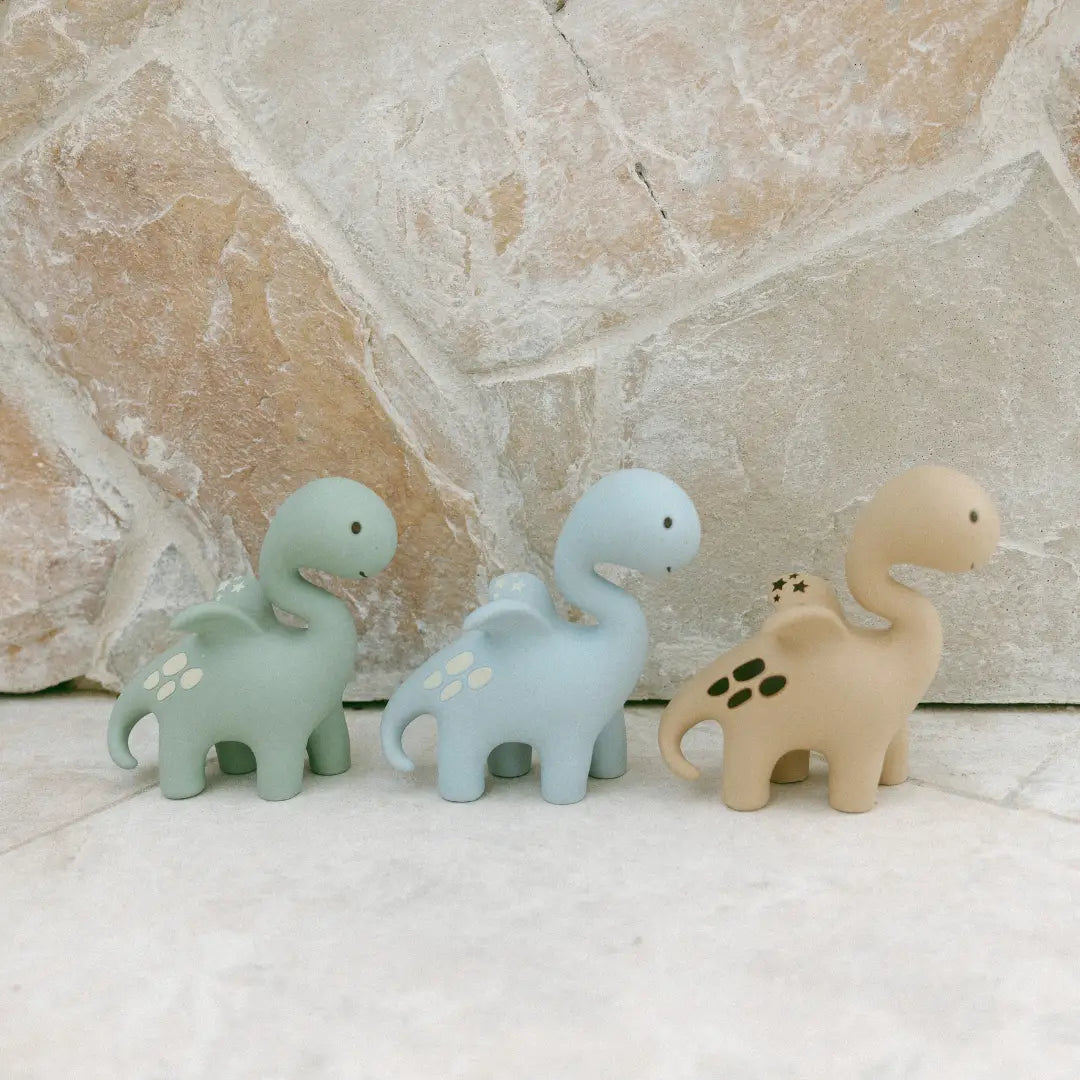 Diplo the Dino Dragon Natural Rubber Teether - BPA-Free Baby Teething Toy for Soothing Sore Gums | Perfect for Infants 3+ Months | Cute Dinosaur Design for Playtime & Teething Relief