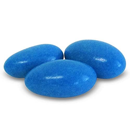 Premium Jordan Almonds by Its Delish - Dark Blue Gourmet Candy for Weddings, Baby Showers & Special Events - Bulk Almonds for Party Favors & Celebrations