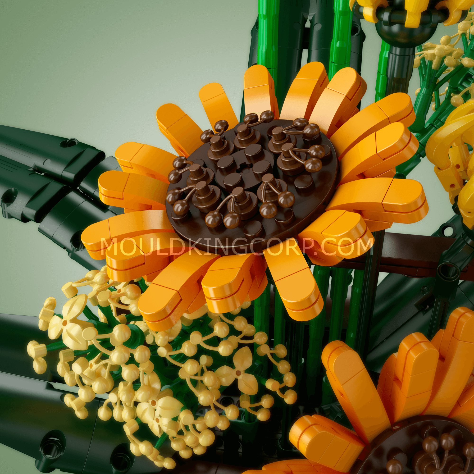 Mould King 10024 Birds of Paradise Flower Bouquet Building Set - 1,608 Piece DIY Creative Construction Toy for Adults, Home Decor & Gift Idea | Perfect for Relaxation, Office Desk Decor & Birthday Presents