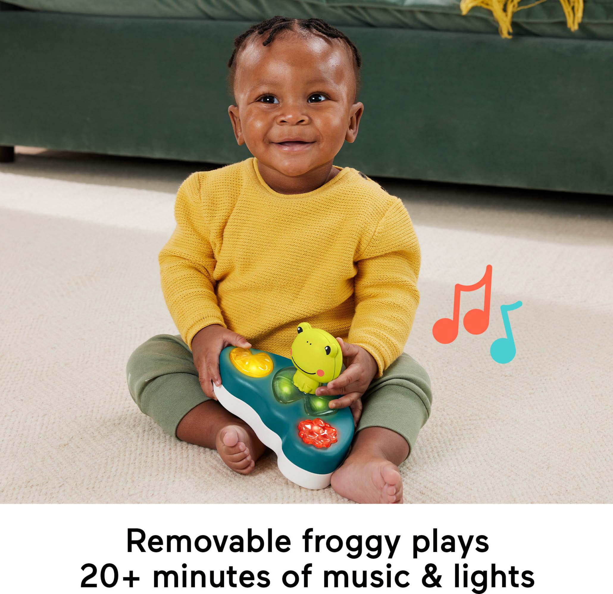 Fisher-Price Baby Bouncer Jumperoo Activity Center with Music, Lights, Sounds & Developmental Toys - Interactive Play Gym for Infants & Toddlers - Perfect for Playtime, Learning & Motor Skills Development