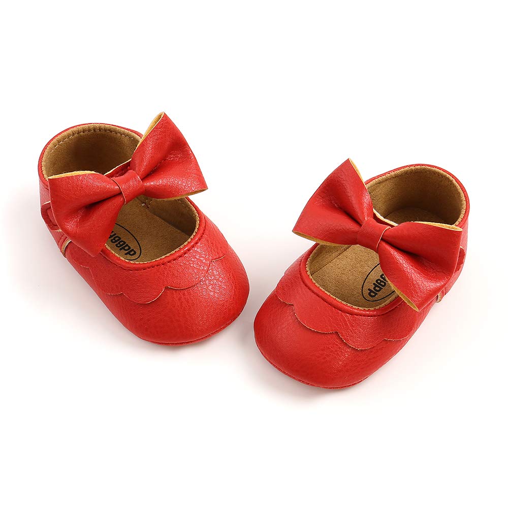 Baby Girl Soft Sole Mary Jane Shoes for Infant Toddler - First Walkers, Prewalkers & Crib Shoes - Princess Style for Wedding Dresses & Special Occasions - Perfect for First Steps, Parties & Photo Shoots