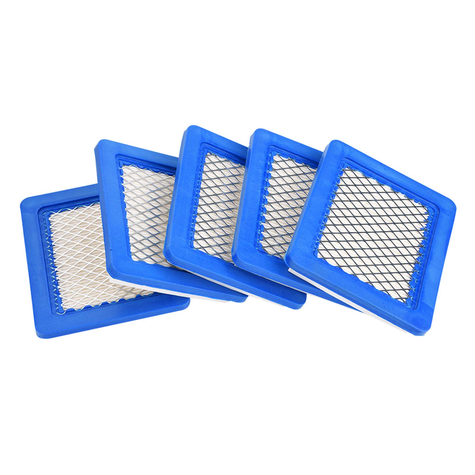 5 Pack Blue Air Filter Replacement for Lawn Mowers - High Performance Engine Protection - Perfect for Yard Maintenance & Landscaping Equipment