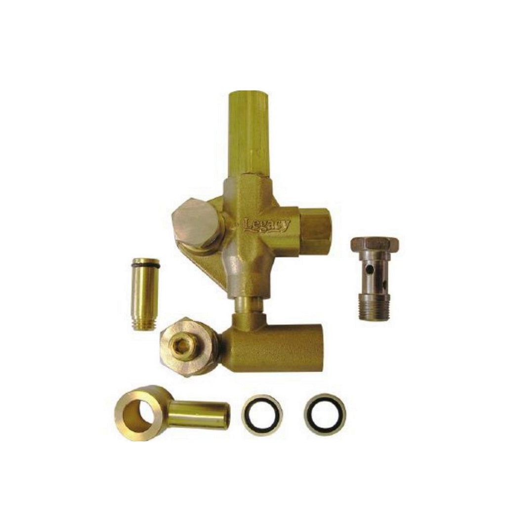 Legacy UU1 Universal Banjo Bolt On Unloader 3500psi 6gpm - High Pressure Water Pump Unloader Valve for Pressure Washers, Car Wash & Industrial Cleaning
