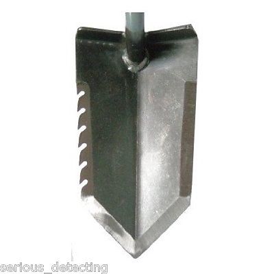 Lesche T-Handle Shovel with Serrated Edge - ReadyShovel Leather & Kydex Holster - Perfect for Metal Detecting, Archaeology, and Outdoor Digging