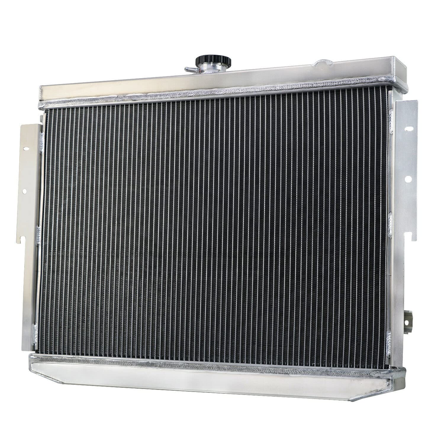 AlloyWorks 4-Row Aluminum Radiator for 1973-1974 Dodge Coronet Charger & Plymouth Satellite 7.2L 440 V8 - High Performance Cooling Upgrade for Classic Muscle Cars
