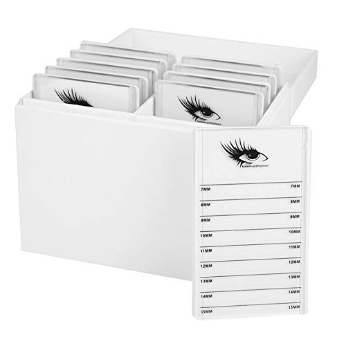 **Acrylic Eyelash Storage Box - Clear Lash Extension Organizer Case for Professional & Home Use - Perfect for Salon, Travel & Makeup Storage**