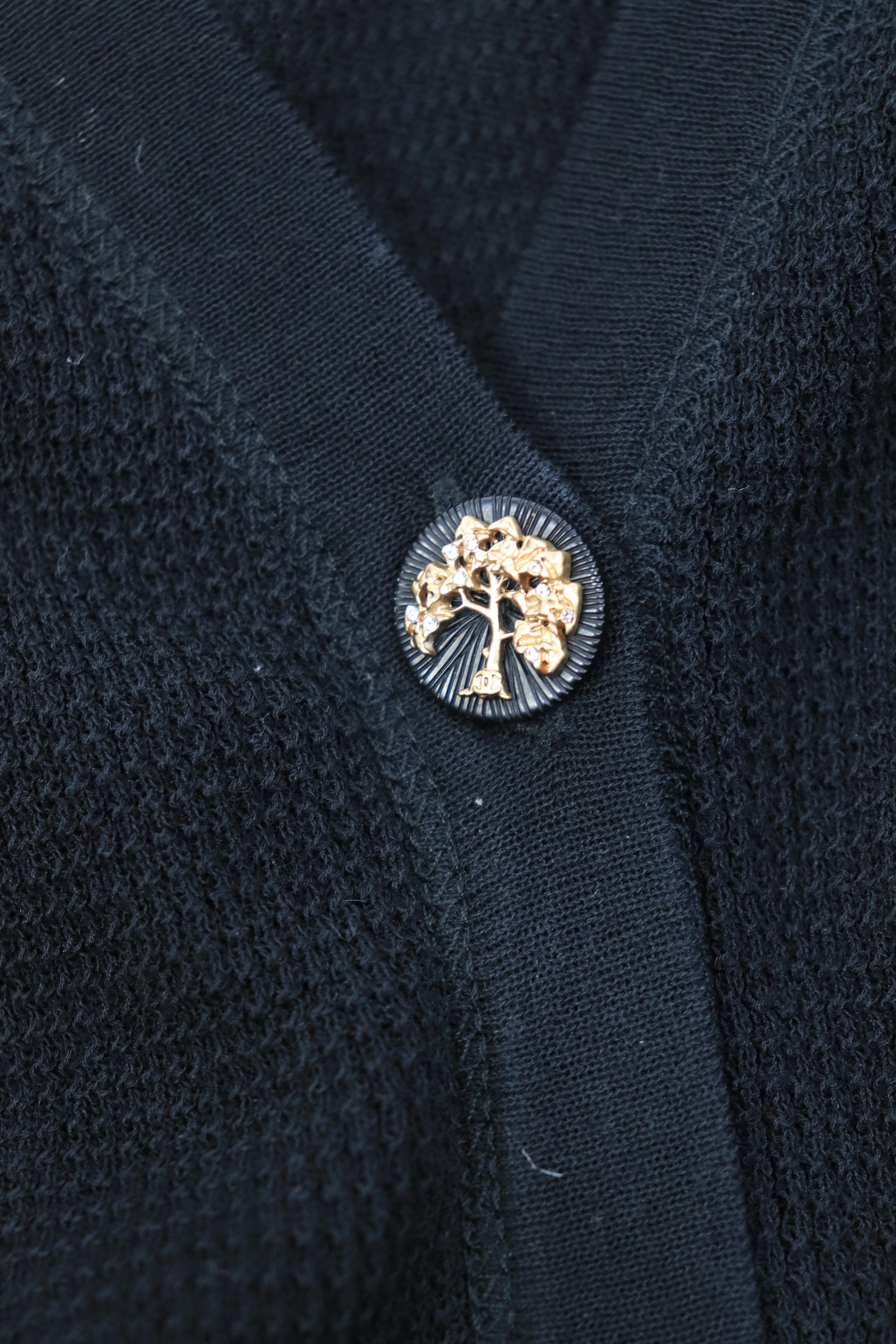 Black Waffle Knit Cardigan and Dress Set - UK Size 10 | Cozy Winter Outfit for Women | Perfect for Casual Wear, Office, and Date Nights