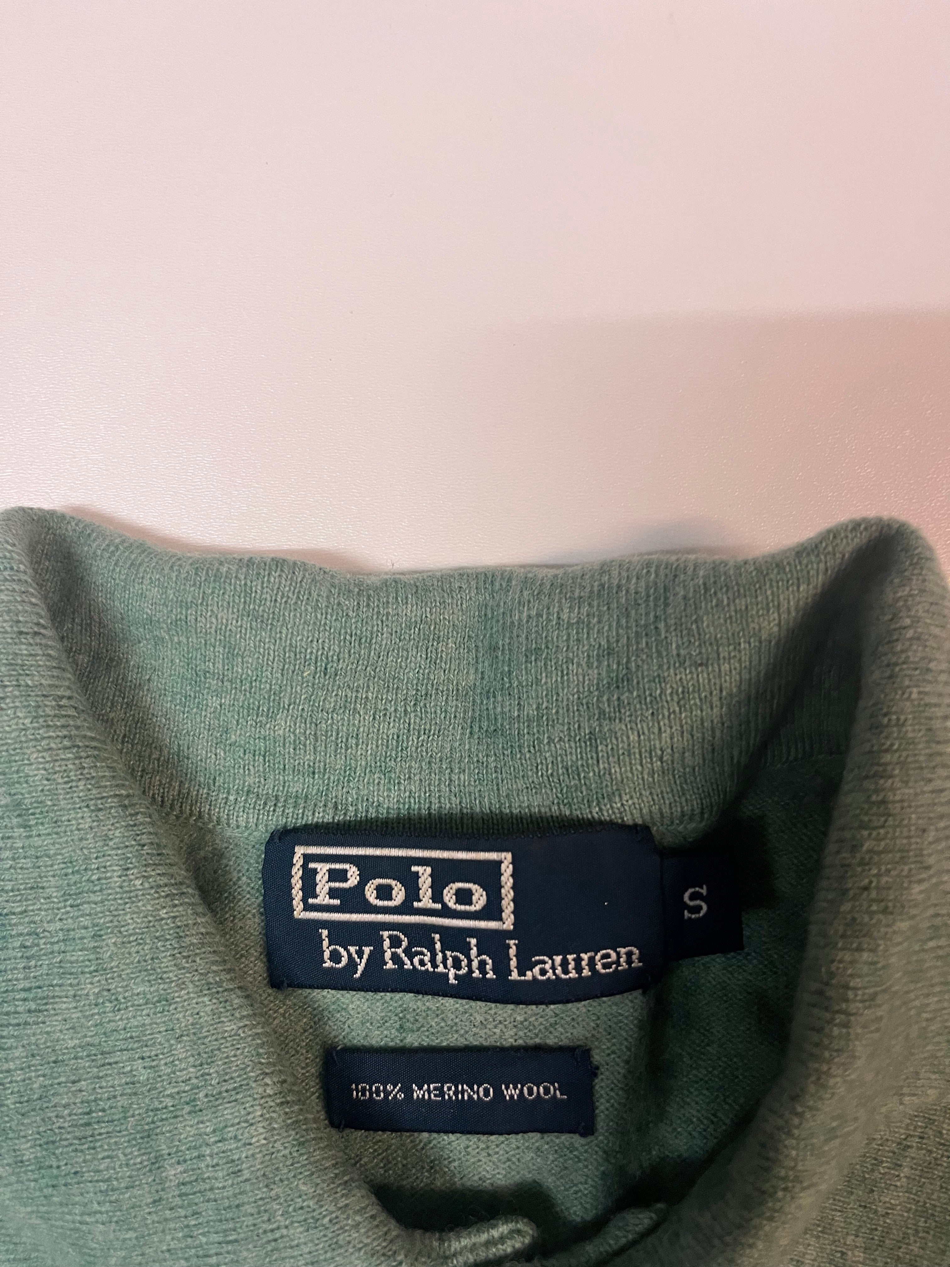 Vintage Ralph Lauren Polo Pullover Sweater - Men's Slim Fit Merino Wool Crewneck Sweatshirt Size S (Style 1578) | Casual Wear, Office Outfits & Winter Layering