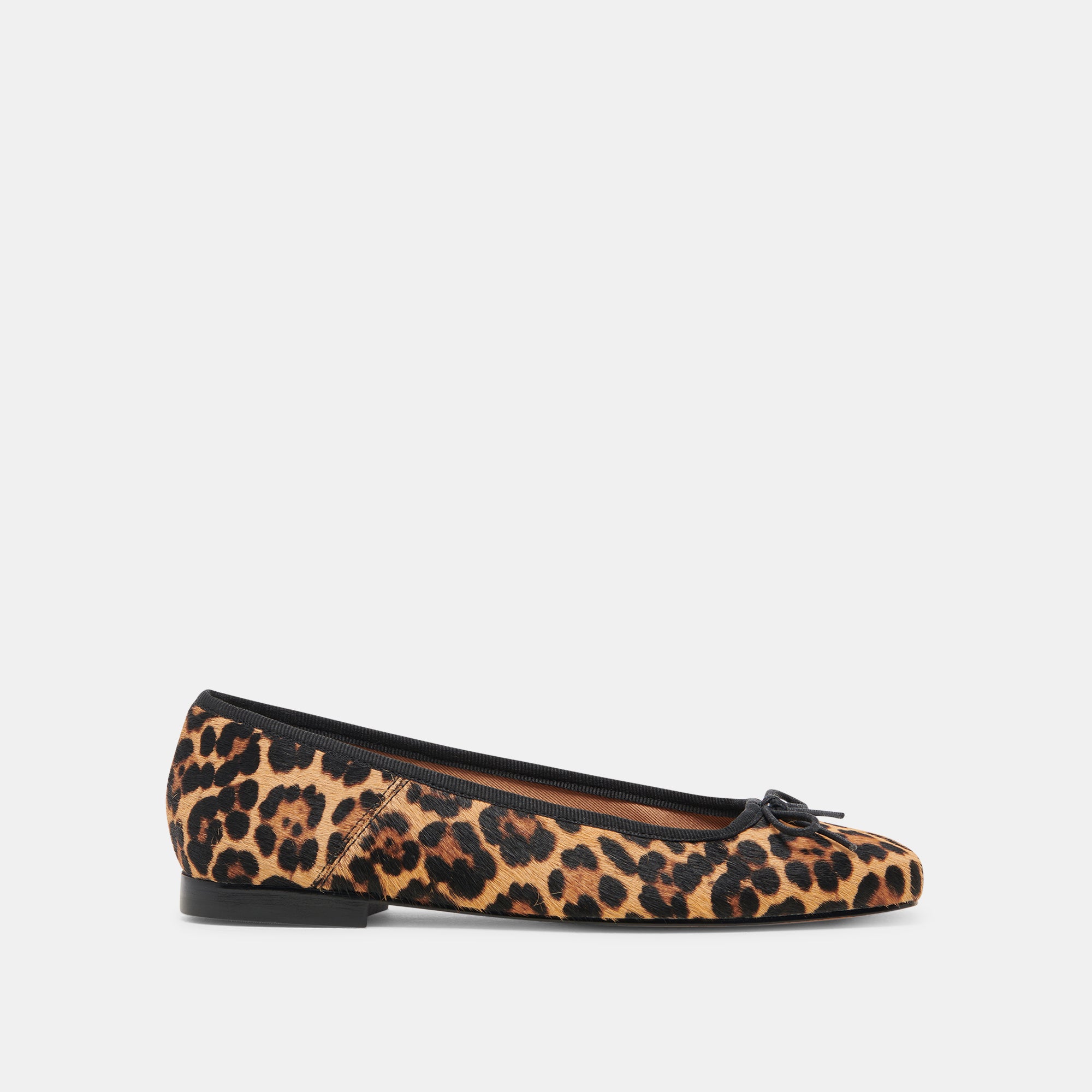 ANISA Women's Ballet Flats - DK Leopard Calf Hair Loafers for Comfort & Style | Perfect for Work, Office & Casual Wear
