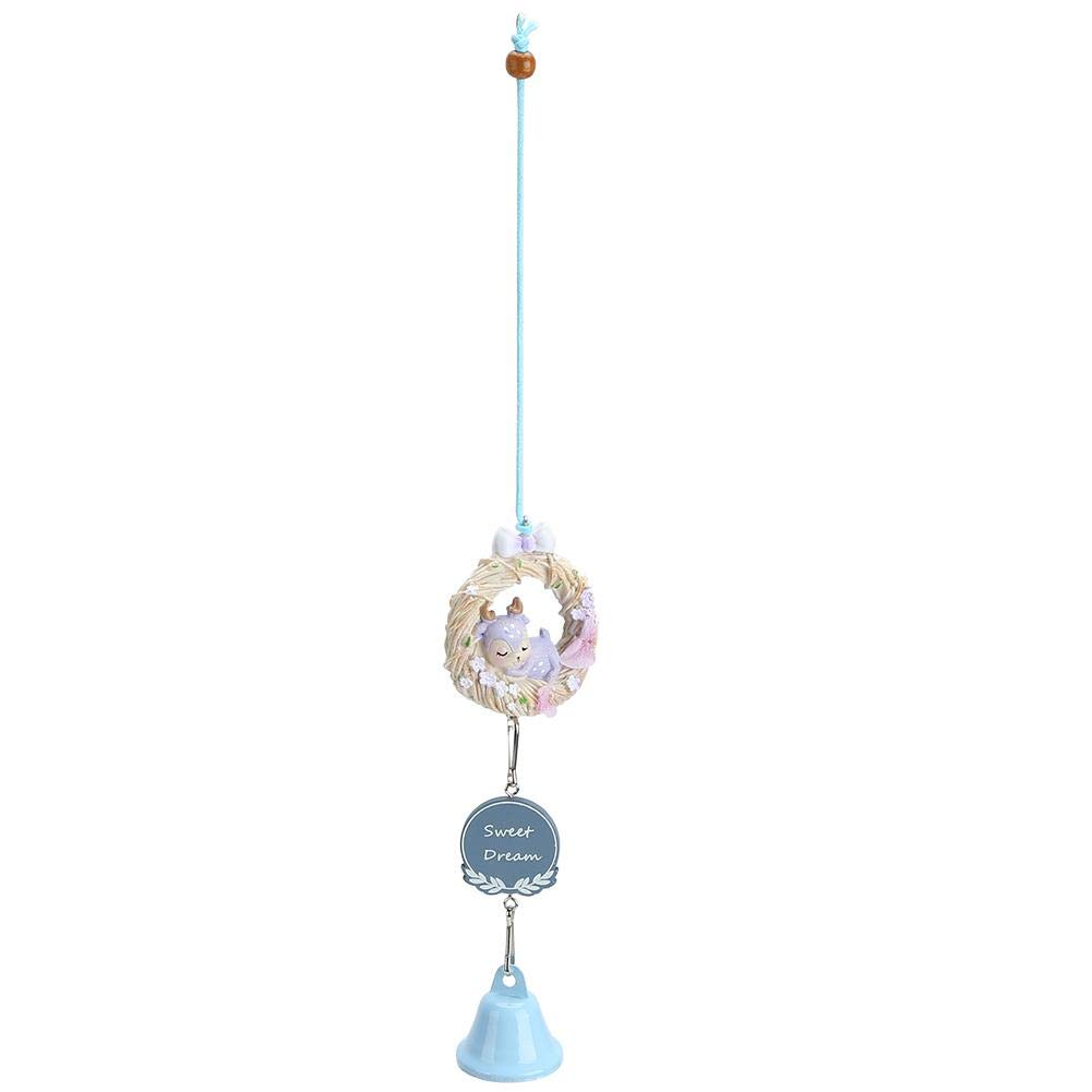 Outdoor Wind Chimes - Cute Cartoon Wind Chimes with Memorial Design, Blue Hanging Decor for Garden, Patio, Yard & Home | Perfect for Relaxing Outdoor Spaces & Soothing Wind Sounds
