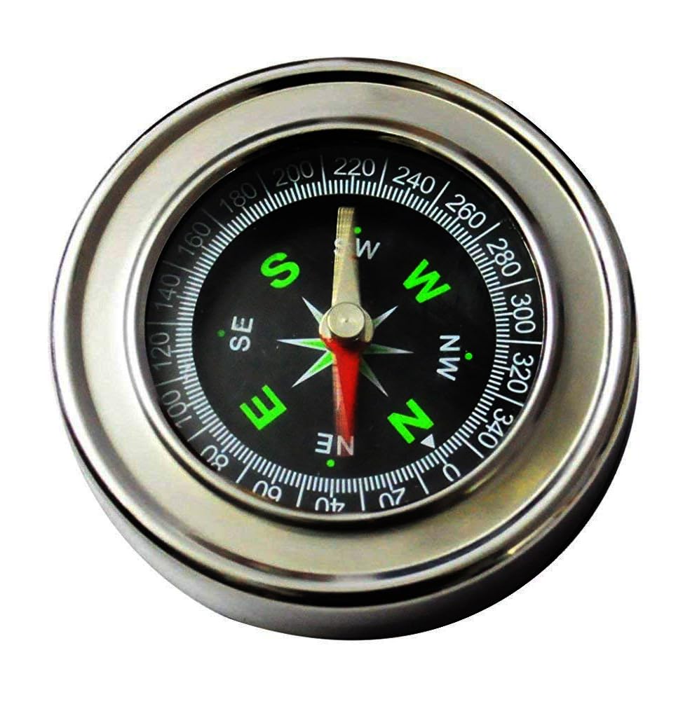 High Accuracy Magnetic Compass for Navigation - Waterproof & Durable for Camping, Hiking, Backpacking & Outdoor Adventures