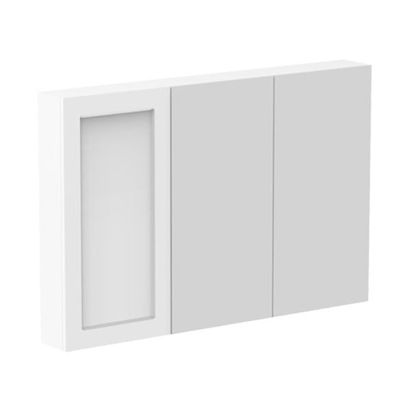 ADP London Shaving Cabinet - Premium Bathroom Storage Organizer with Mirror for Men's Grooming Essentials | Perfect for Shaving, Skincare & Toiletries Organization in Modern Bathrooms