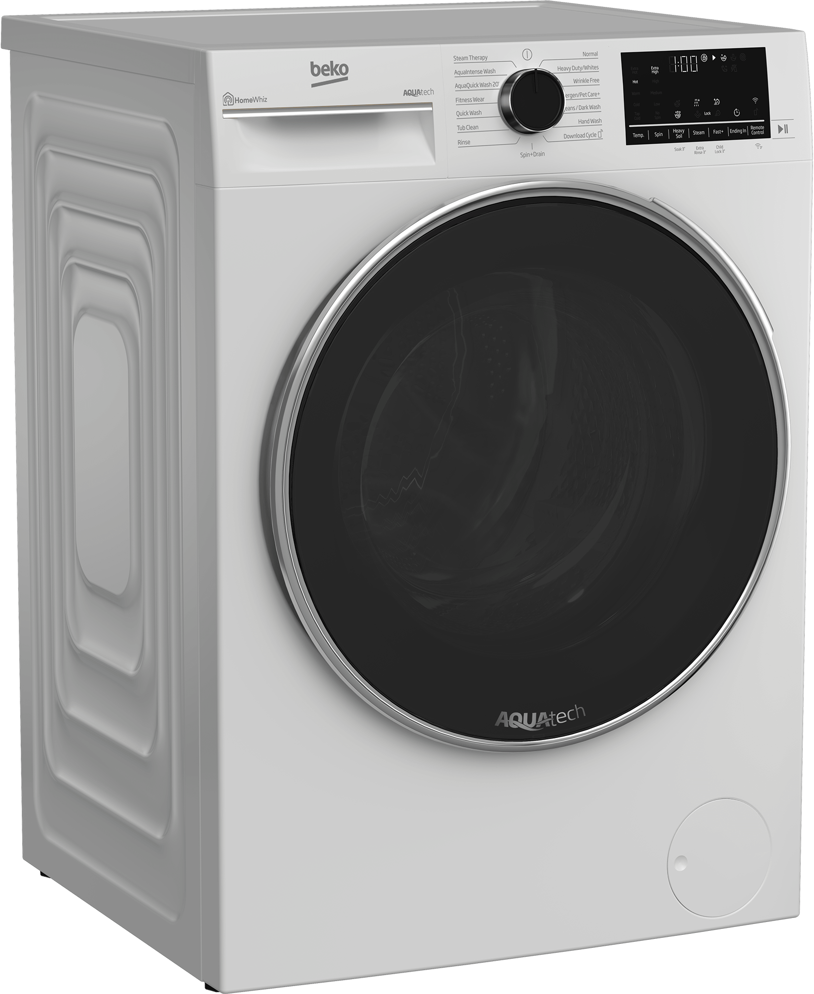 Beko WFTV10733XC 24 Inch Front Load Washing Machine - Energy Efficient, Large Capacity for Laundry Rooms & Apartments