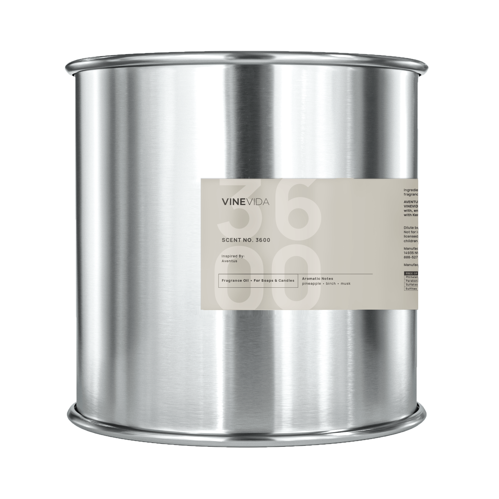 Premium 3600 Fragrance Oil for Soap Making & Candle Making - Aventus by Creed Inspired Scent - Perfect for DIY Home Fragrance, Bath & Body Products, and Aromatherapy
