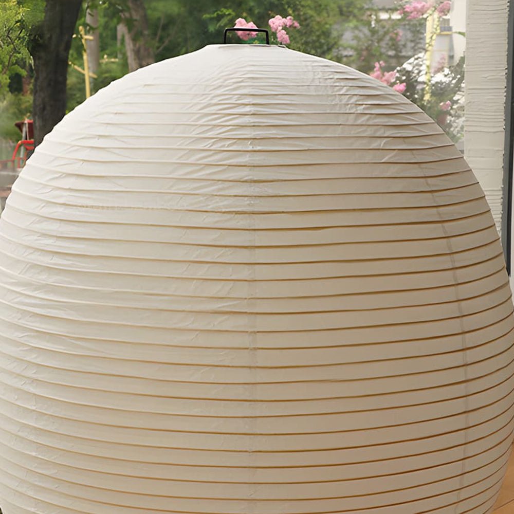 Handmade Rice Paper Lantern Table Lamp - Asian Style Decorative Lighting for Bedroom, Living Room & Dining Room - Perfect for Boho, Zen & Home Decor