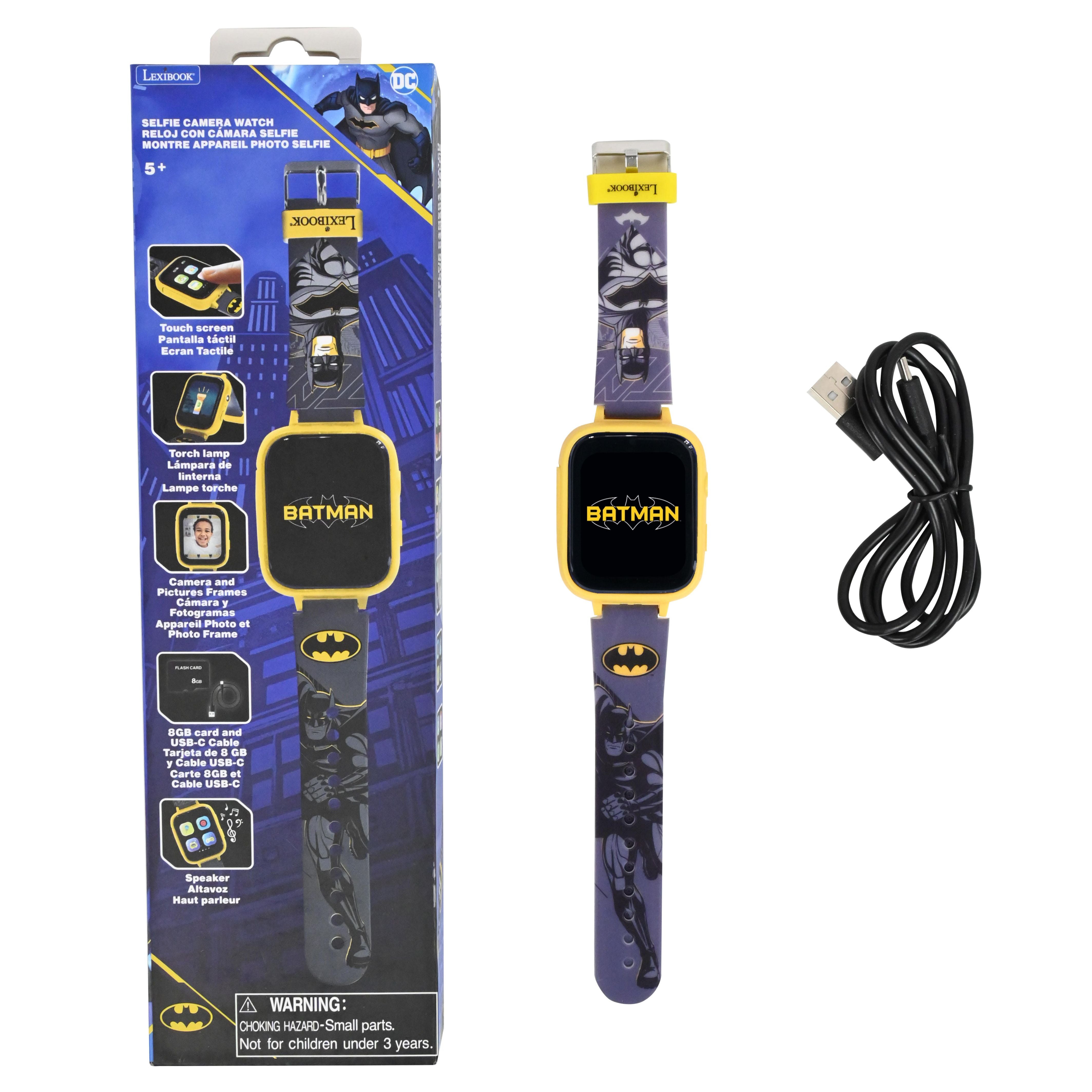 Batman Digital Camera Watch with 8GB Memory Card - Kids Superhero Spy Gadget for Outdoor Adventures & Birthday Gifts