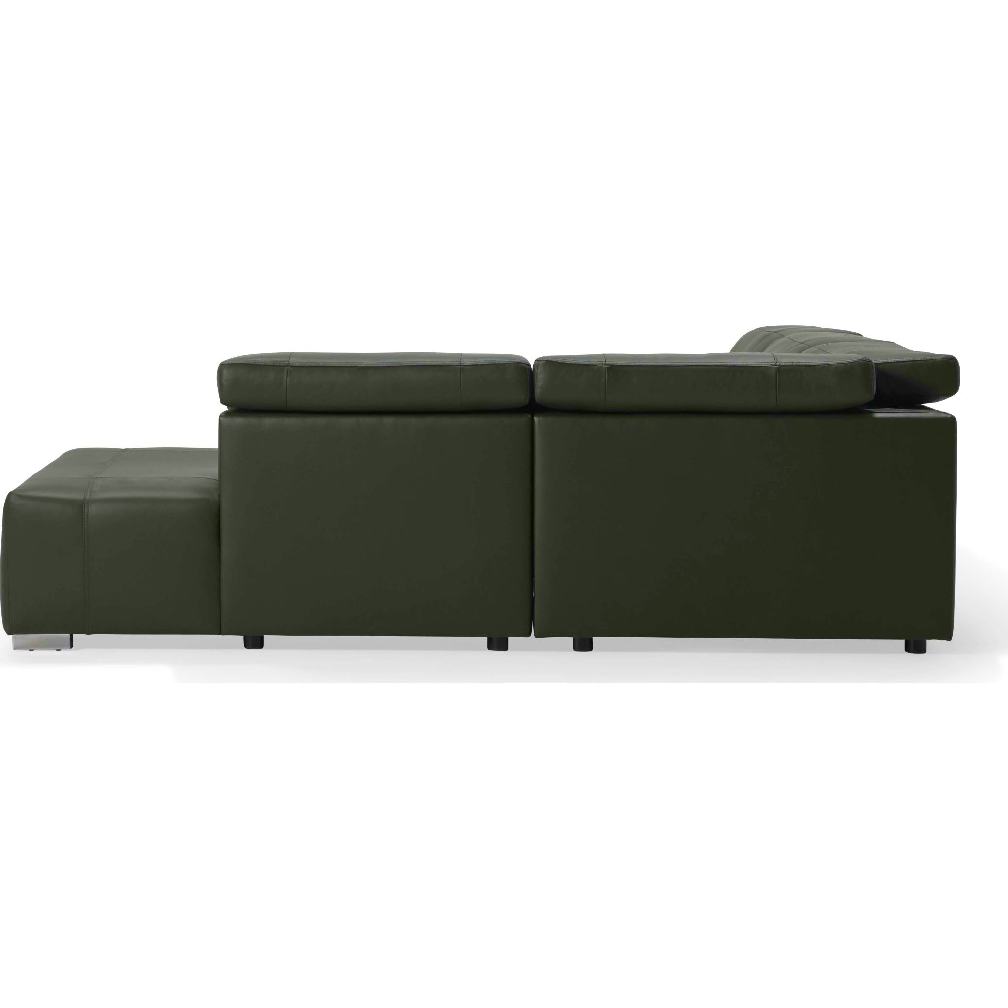 4-Piece Power Reclining Sectional Sofa with USB Ports - Modern L-Shaped Leather Living Room Couch for Home Theater & Family Gatherings