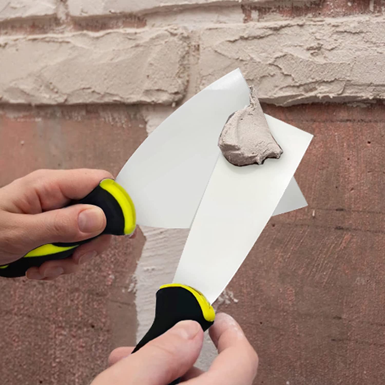 3 Inch DEKEones Putty Knife Scraper - Premium Metal Drywall Tool for Spackle, Plaster, Decals & Wallpaper Removal - Perfect for Home Renovation, DIY Projects & Professional Construction Work