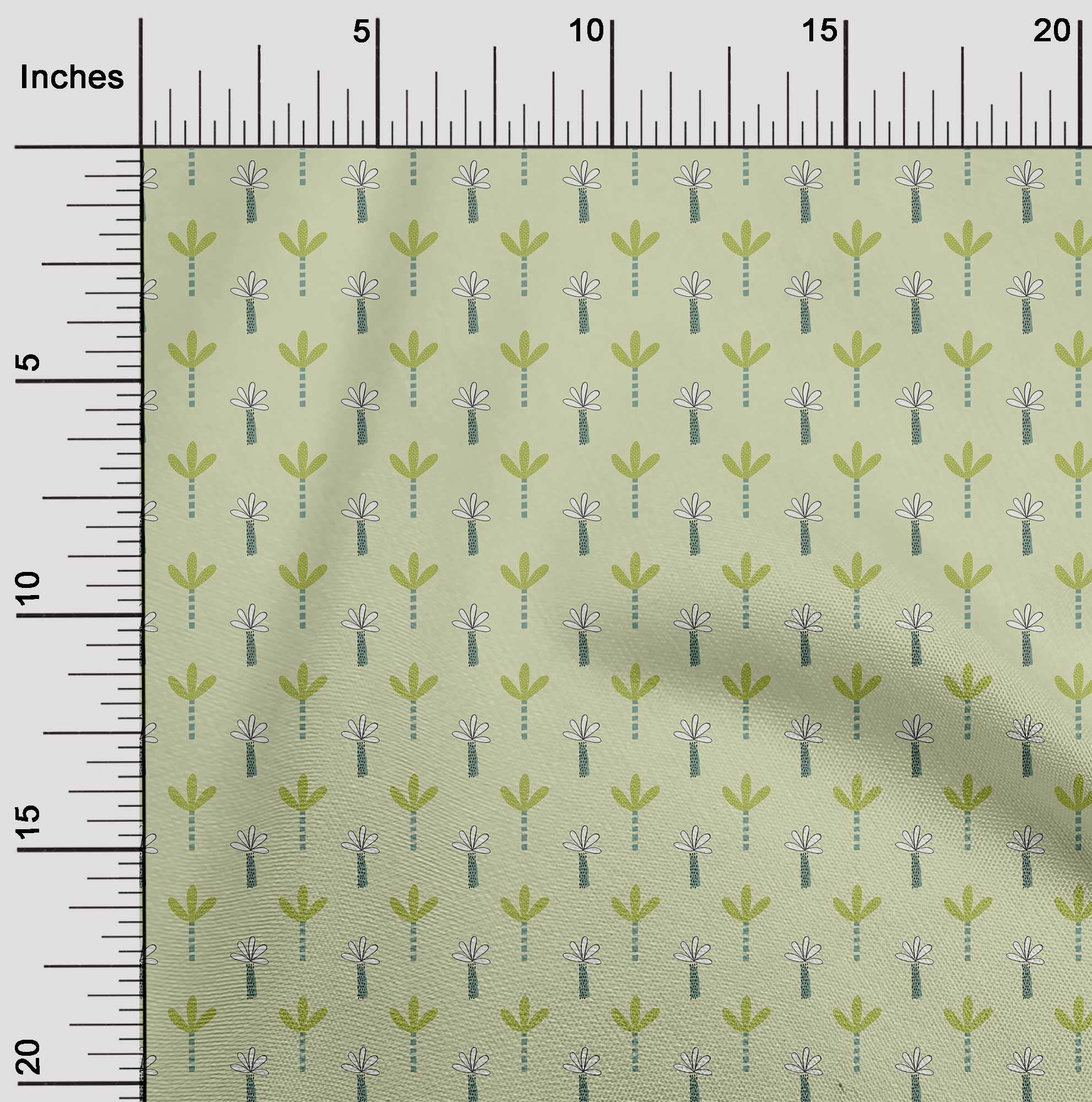 oneOone Cotton Jersey Mint Green Fabric for Kids - 58 Inch Wide Printed DIY Sewing Supplies by The Yard | Perfect for Children's Clothing, Crafts & Quilting Projects