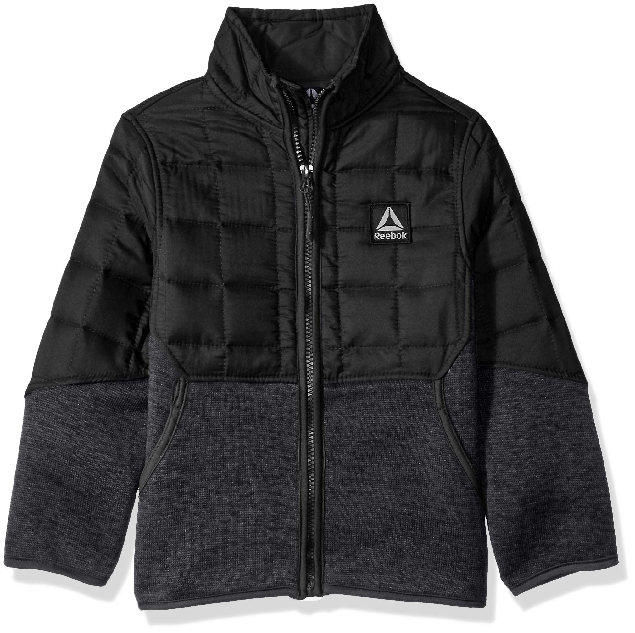 Reebok Boys' Soft Fleece Jacket for Active Kids - Warm & Comfortable Pullover for Outdoor Play, School & Sports