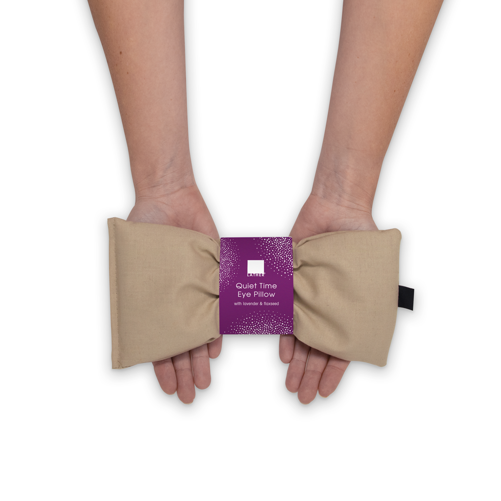 Relaxing Lavender Eye Pillow for Sleep & Stress Relief - Perfect for Meditation, Yoga, and Travel