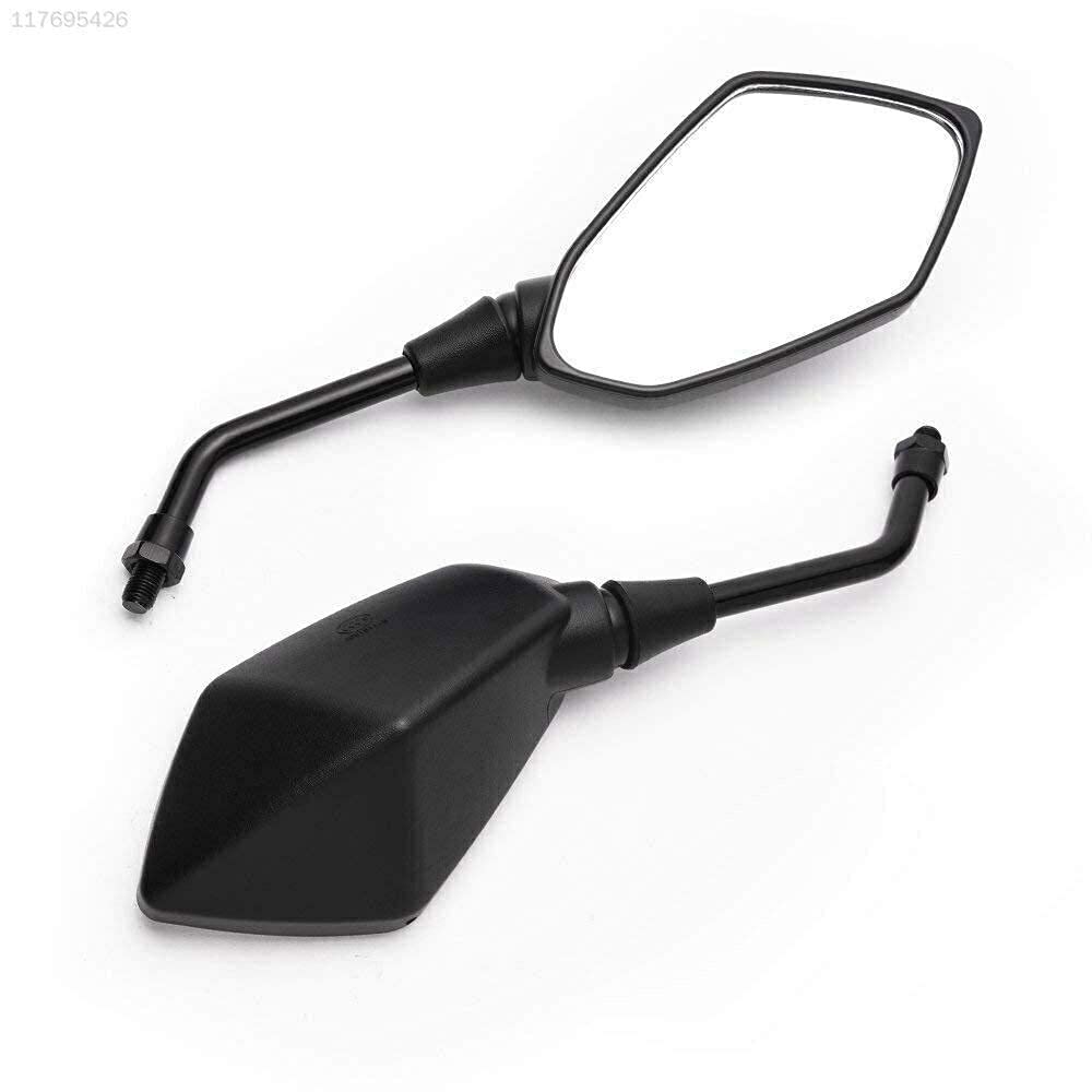 Ubersweet® AB95 Iron Rearview Mirror for Motorcycles - Durable & Adjustable Safety Mirror - Perfect for Cruisers, Sport Bikes & Off-Road Riding
